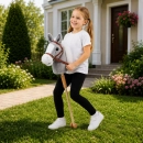 Hobby horse ustawiony bokiem