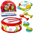 Zestaw instrumentów dla dzieci z bębenkiem