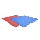 Mata puzzle MALSPORT 100x100x2 cm piankowa EVA niebiesko-czerwona - zdjęcie 1