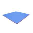 Mata puzzle MALSPORT 100x100x2 cm piankowa EVA niebiesko-czerwona - zdjęcie 4