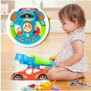 Interaktywna Kierownica Samochodowa dla Dzieci Muzyczna Zabawka Efekty LED