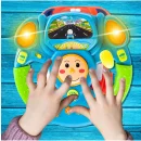 Interaktywna Kierownica Samochodowa dla Dzieci Muzyczna Zabawka Efekty LED