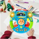 Interaktywna Kierownica Samochodowa dla Dzieci Muzyczna Zabawka Efekty LED