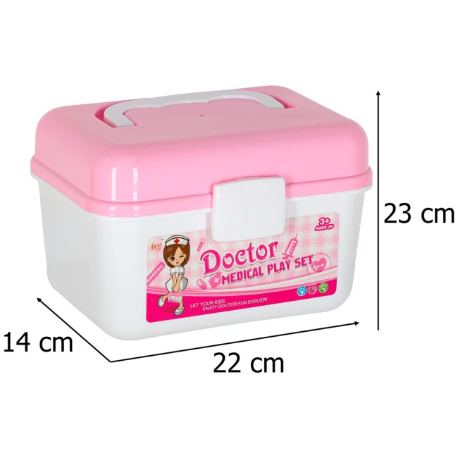 Zestaw lekarza w kuferku mały doktor dźwięk 35 elementów