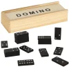 KLASYCZNE DOMINO DREWNIANE W PUDEŁKU TRADYCYJNE SUPER PREZENT