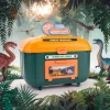 Kreatywny zestaw figurek dinozaurów w walizce jaja dinozaura