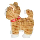 Interaktywny Kotek na Smyczy – Pluszowa Zabawka, która Chodzi, Śpiewa i Miauczy