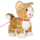 Interaktywny Kotek na Smyczy – Pluszowa Zabawka, która Chodzi, Śpiewa i Miauczy