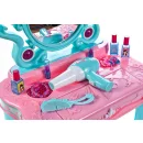 Toaletka dla dziewczynki z LED, suszarką, biżuterią i dźwiękami - Mała Księżniczka