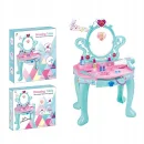 Toaletka dla dziewczynki z LED, suszarką, biżuterią i dźwiękami - Mała Księżniczka