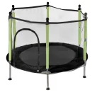 Trampolina do  domu ogród 1-os. 140 cm ZIELONA z siatką + 10 piłek GRATIS!