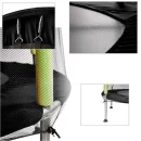 Trampolina do  domu ogród 1-os. 140 cm ZIELONA z siatką + 10 piłek GRATIS!