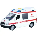 Ambulans Karetka Ratunkowa 1:16 z Efektami Świetlnymi i Dźwiękowymi Otwierane Drzwi – Realistyczna Zabawa dla Dzieci!