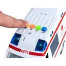 Ambulans Karetka Ratunkowa 1:16 z Efektami Świetlnymi i Dźwiękowymi Otwierane Drzwi – Realistyczna Zabawa dla Dzieci!