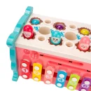 Cymbałki Edukacyjne dla Dziecka - Interaktywna Zabawka z Młoteczkiem i Wbijakiem