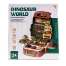 DUŻY ZESTAW DINOZAURÓW JAJA FIGURKI W WALIZCE PLECAKU WULKAN DINOZAURY XXXL