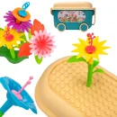 Duże Klocki Kwiatki XXXL - Zestaw Konstrukcyjny Ogród 139 el. z Kufrem | Kreatywna Zabawa dla Dzieci