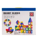 Klocki Magnetyczne 3D Zamek i Pojazdy - Duży Zestaw 110 Elementów Edukacyjne