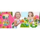 Duże Klocki Kwiatki XXXL - Zestaw Konstrukcyjny Ogród 139 el. z Kufrem | Kreatywna Zabawa dla Dzieci