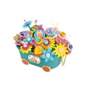 Duże Klocki Kwiatki XXXL - Zestaw Konstrukcyjny Ogród 139 el. z Kufrem | Kreatywna Zabawa dla Dzieci