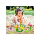 Duże Klocki Kwiatki XXXL - Zestaw Konstrukcyjny Ogród 139 el. z Kufrem | Kreatywna Zabawa dla Dzieci