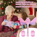 Elektryczna różdżka do baniek mydlanych z muzyką i światłem dla dziewczynki
