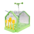 Mini Ogródek dla Dzieci - Szklarnia z Automatycznym Podlewaniem, Termometr i Sadzonki do Uprawy w Domu