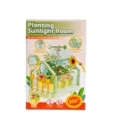 Mini Ogródek dla Dzieci - Szklarnia z Automatycznym Podlewaniem, Termometr i Sadzonki do Uprawy w Domu