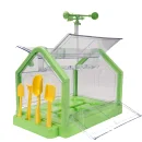 Mini Ogródek dla Dzieci - Szklarnia z Automatycznym Podlewaniem, Termometr i Sadzonki do Uprawy w Domu