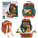 DUŻY ZESTAW DINOZAURÓW JAJA FIGURKI W WALIZCE PLECAKU WULKAN DINOZAURY XXXL