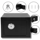 Sejf Domowy Biurowy Skrytka Kasetka na Klucz Mocny Solidny + 3 KLUCZE
