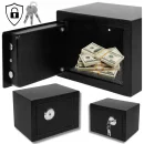 Sejf Domowy Biurowy Skrytka Kasetka na Klucz Mocny Solidny + 3 KLUCZE