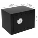 Sejf Domowy Biurowy Skrytka Kasetka na Klucz Mocny Solidny + 3 KLUCZE