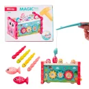 ZABAWKA EDUKACYJNA SENSORYCZNA DLA DZIECI INTERAKTYWNA WBIJAK Z MŁOTECZKIEM