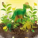 HODOWLA DINOZAURÓW TERRARIUM PROJEKTOR LAMPKA NOCNA DINOZAURY ROŚLINY LED