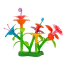 Duże Klocki Kwiatki XXXL - Zestaw Konstrukcyjny Ogród 139 el. z Kufrem | Kreatywna Zabawa dla Dzieci