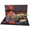 Mały chemik wybuchowy wulkan erupcja dinozaury zestaw 2w1