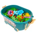 Duże Klocki Kwiatki XXXL - Zestaw Konstrukcyjny Ogród 139 el. z Kufrem | Kreatywna Zabawa dla Dzieci