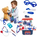 Zestaw Mały Lekarz 33 elementy – Walizka z Gabinetem Lekarskim Dla Dzieci