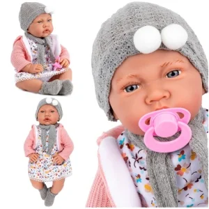 LALKA BOBAS DUŻA INTERAKTYWNA REALISTYCZNA SMOCZEK MÓWI 41CM