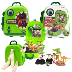 Zestaw Dinozaury w Plecaku - Przenośny Świat Dinozaurów