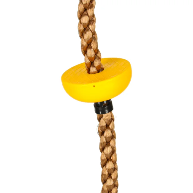 Lina do wspinaczki huśtawka sznur wspinaczkowy z węzłami platformami 200cm