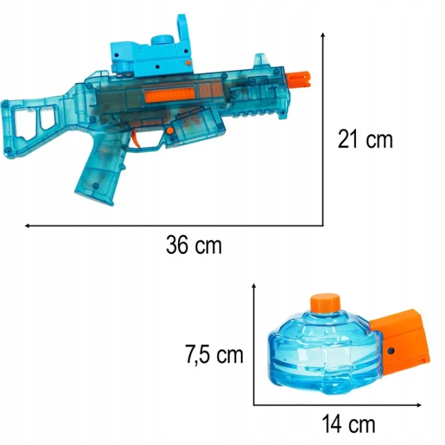 AUTOMATYCZNY ELEKTRYCZNY KARABIN MASZYNOWY PISTOLET NA WODĘ