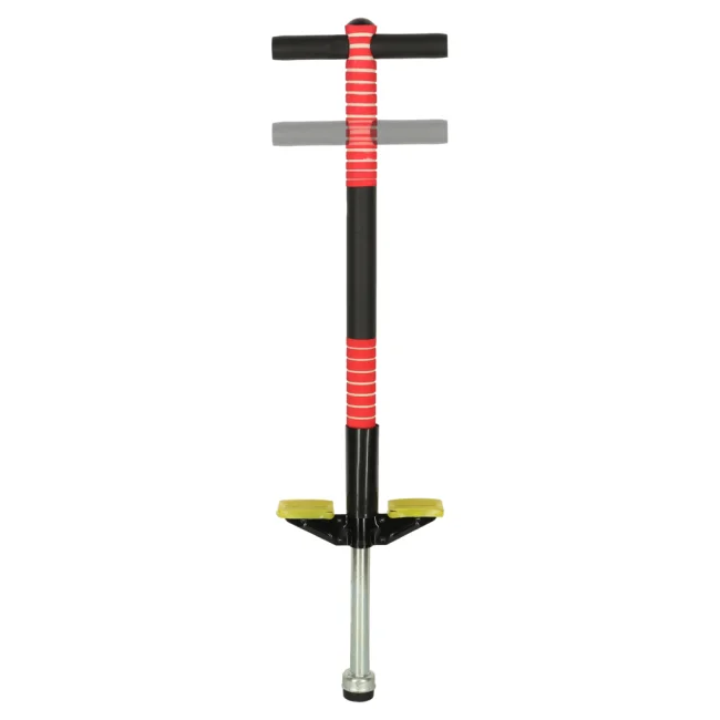 Skoczek drążek do skakania pogo z regulacją czerwony