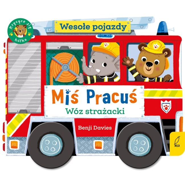 Miś Pracuś. Wesołe pojazdy. Wóz strażacki