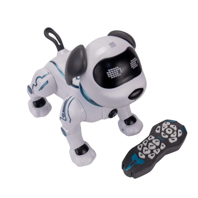 INTELIGENTY INTERAKTYWNY PIESEK ZDALNIE STEROWANY ROBOPIESEK CHODZI KOMENDY