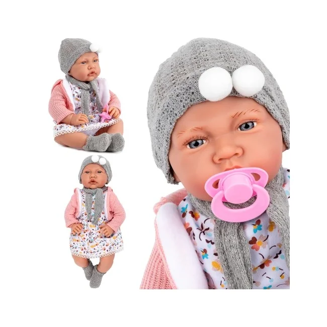 LALKA BOBAS DUŻA INTERAKTYWNA REALISTYCZNA SMOCZEK MÓWI 41CM