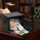 Sejf Elektroniczny na Biżuterię i Gotówkę z Kodem PIN - Domowy Schowek 23x17cm