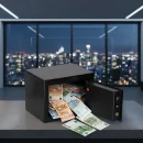 Sejf Elektroniczny na Biżuterię i Gotówkę z Kodem PIN - Domowy Schowek 23x17cm