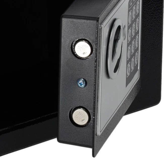 Sejf Elektroniczny na Biżuterię i Gotówkę z Kodem PIN - Domowy Schowek 23x17cm